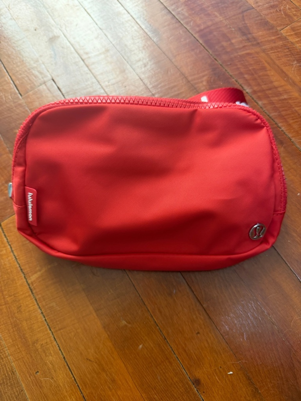 Lululemon Belt Bag - Red with Graphic Strap - NWOT!